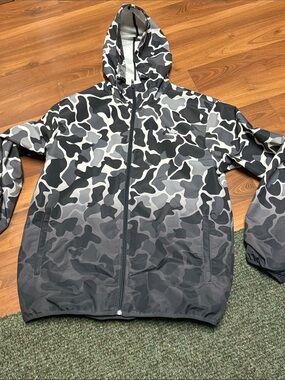Adidas Trefoil Camo windbreaker Rain Jacket